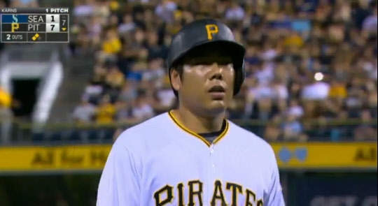 강정호는 장타자의 상징이라 할 수 있는 한 시즌 20홈런과 아시아 출신 내야수 최초의 메이저리그 20홈런 고지를 동시에 밟았다. 사진=유튜브 캡쳐